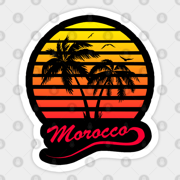 Morocco Sticker by Nerd_art